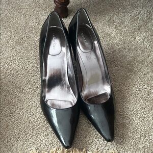 Calvin Klein Black Patent Heels